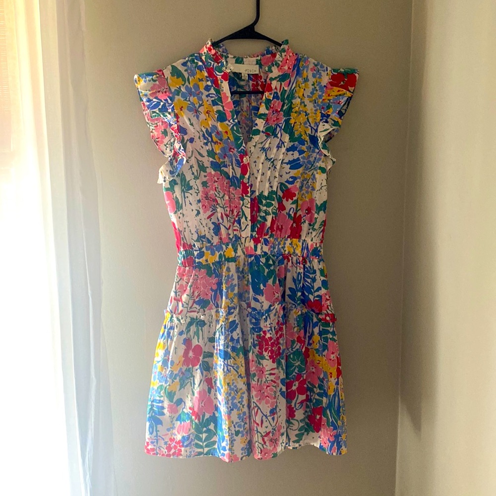 Like New Floral Pinch Dress - SZ Small